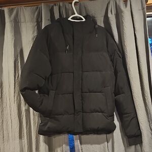 Men's Classic Black Puffer Jacket